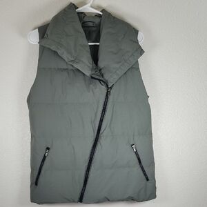 Lucy Olive Green Puffer Vest